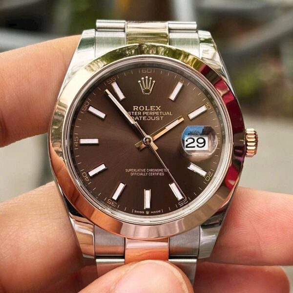 [Superclone] Rolex Datejust 41mm Chocolate Dial Jubilee 126303