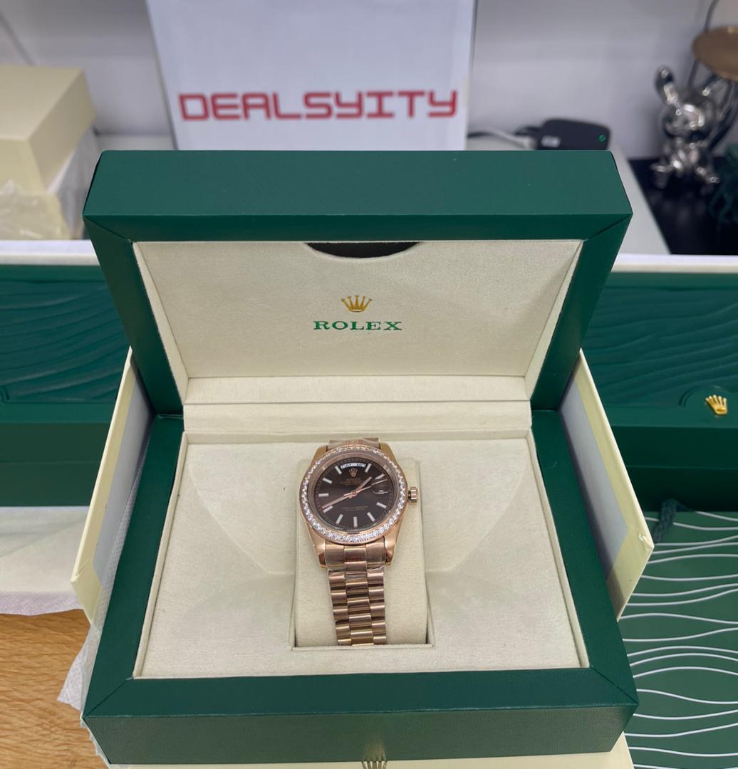 Rolex Day-Date 40 mm Chocolate Dial 228345RBR