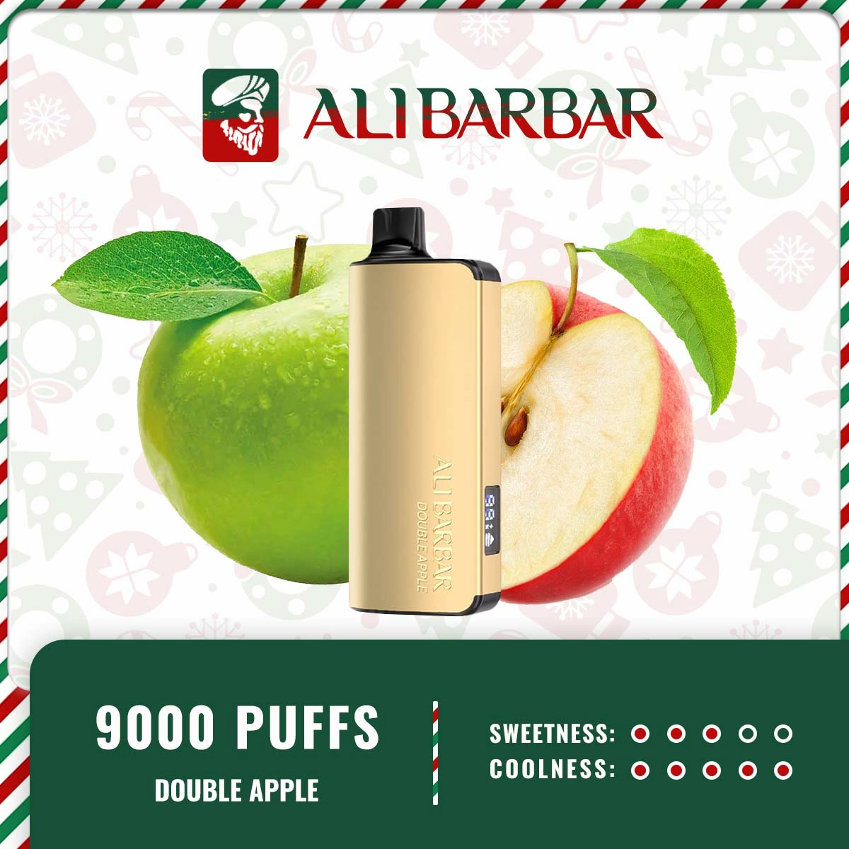Alibarbar Ingot 9000 Puffs – Double Apple