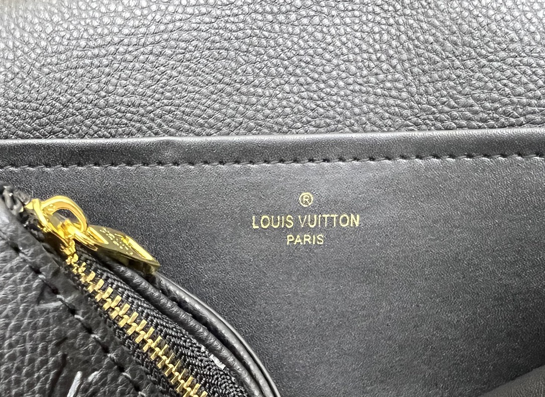 Louis Vuitton Marceau Black Leather Bag M46200