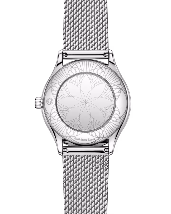 Omega De Ville Mini Trésor 26mm White Dial with Diamonds Stainless Steel Bracelet 428.15.26.60.04.002