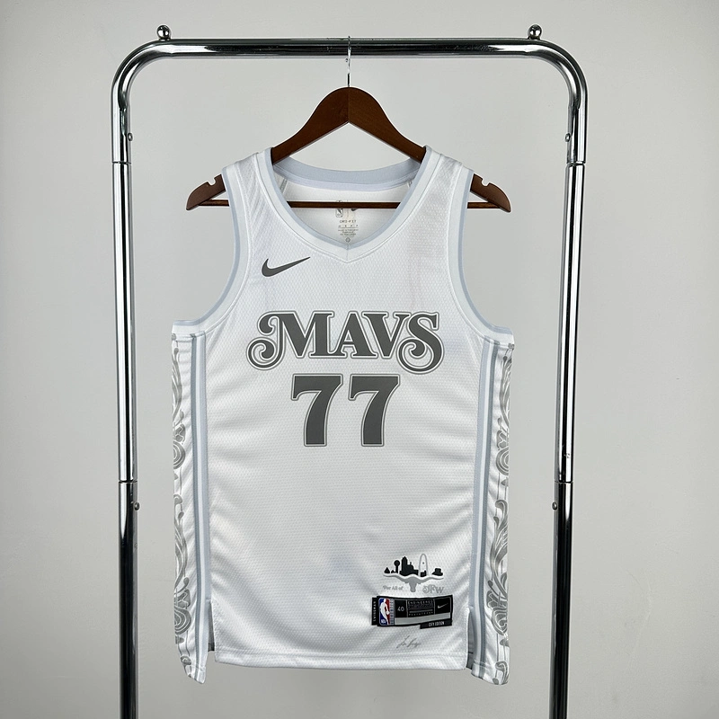 2025 NBA Dallas Mavericks 77 DONCIC Basketball Jersey
