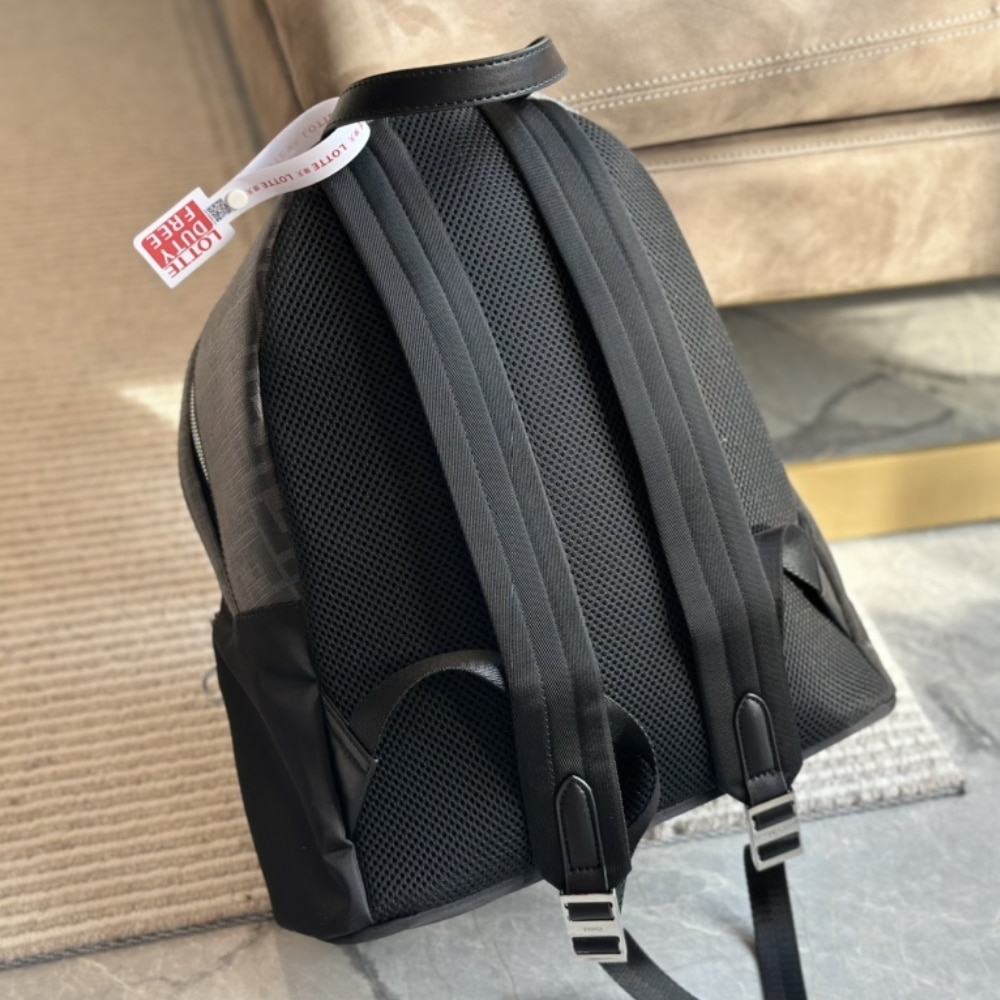 Fendi Diagonal Fendi Diagonal Backpack Nylon Black 35Cm 7Vz042A9Xtf17Bj
