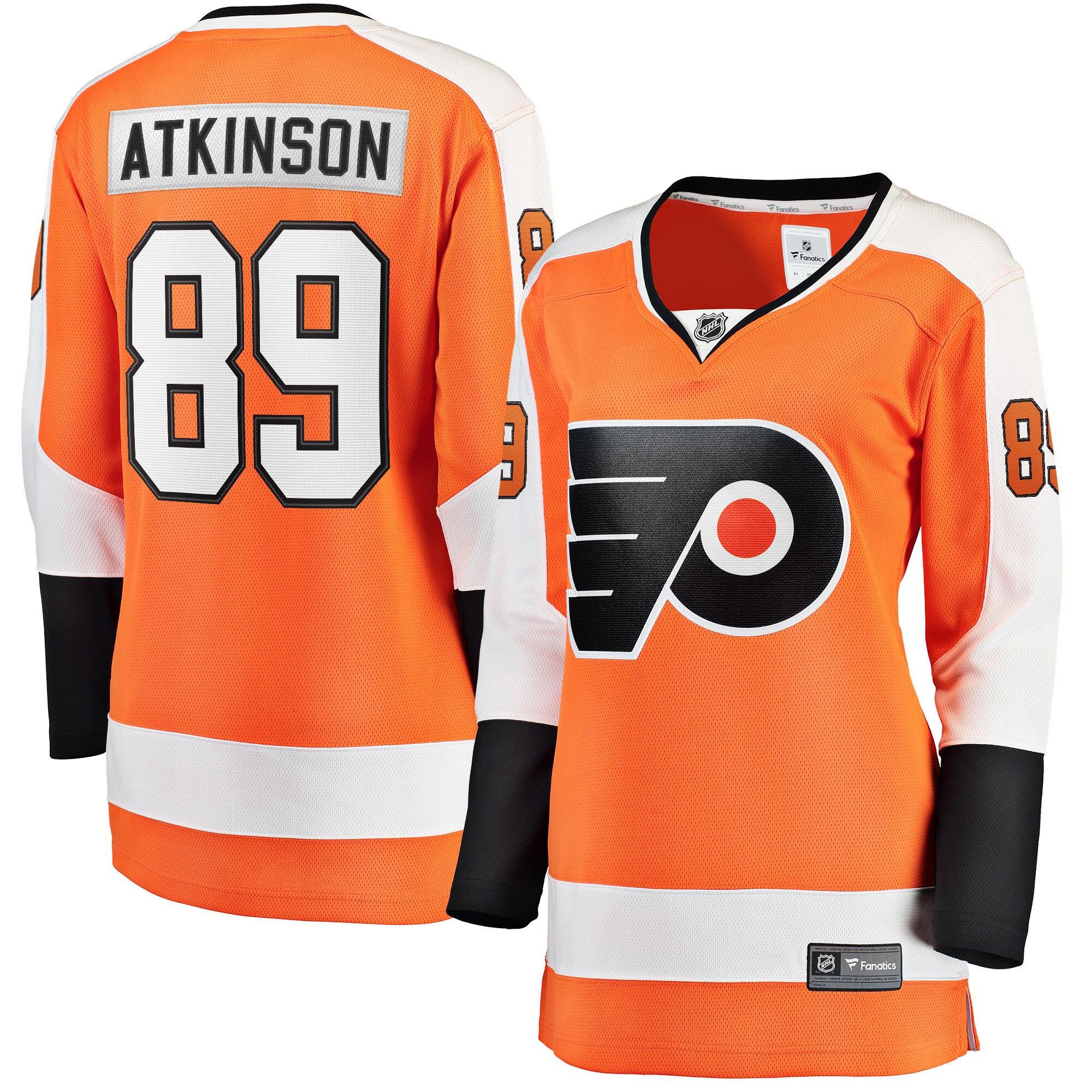 Cam Atkinson Philadelphia Flyers Fanatics Women’s Breakaway Player Jersey – Orange