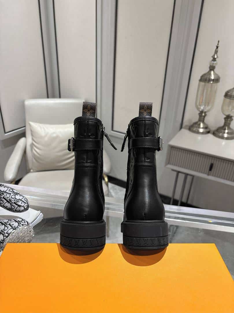 Louis Vuitton Citizen Flat Ranger Boot Monogram Black
