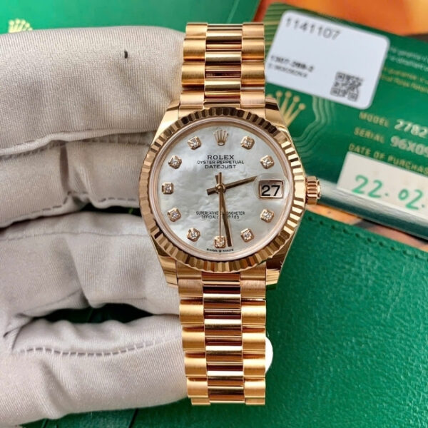 [Superclone] Rolex Datejust 31mm Mother – Of – Pearl Dial President 278278