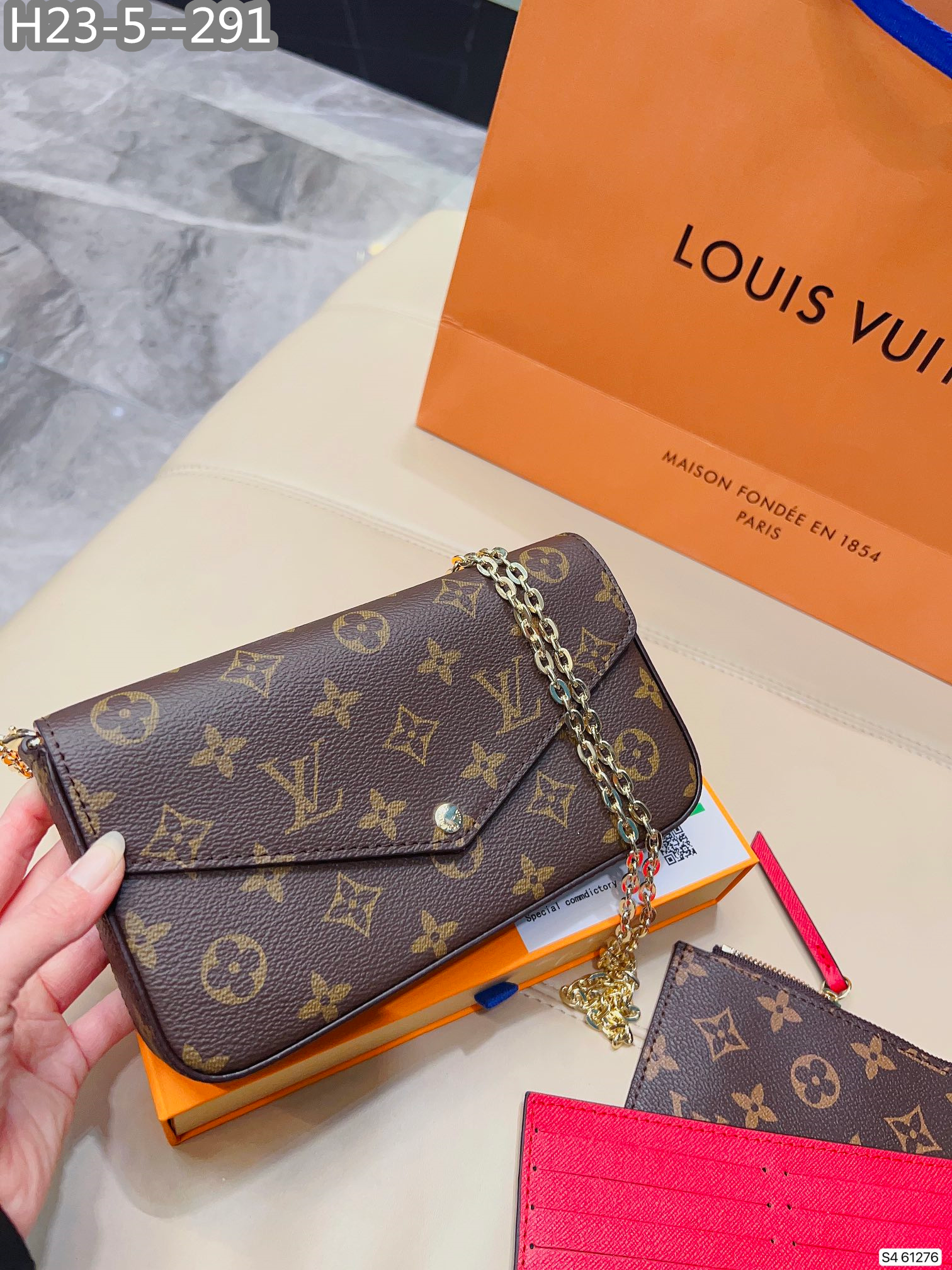 Louis Vuitton Set Of 3 Items Monogram Okinawa Blue 18Cm