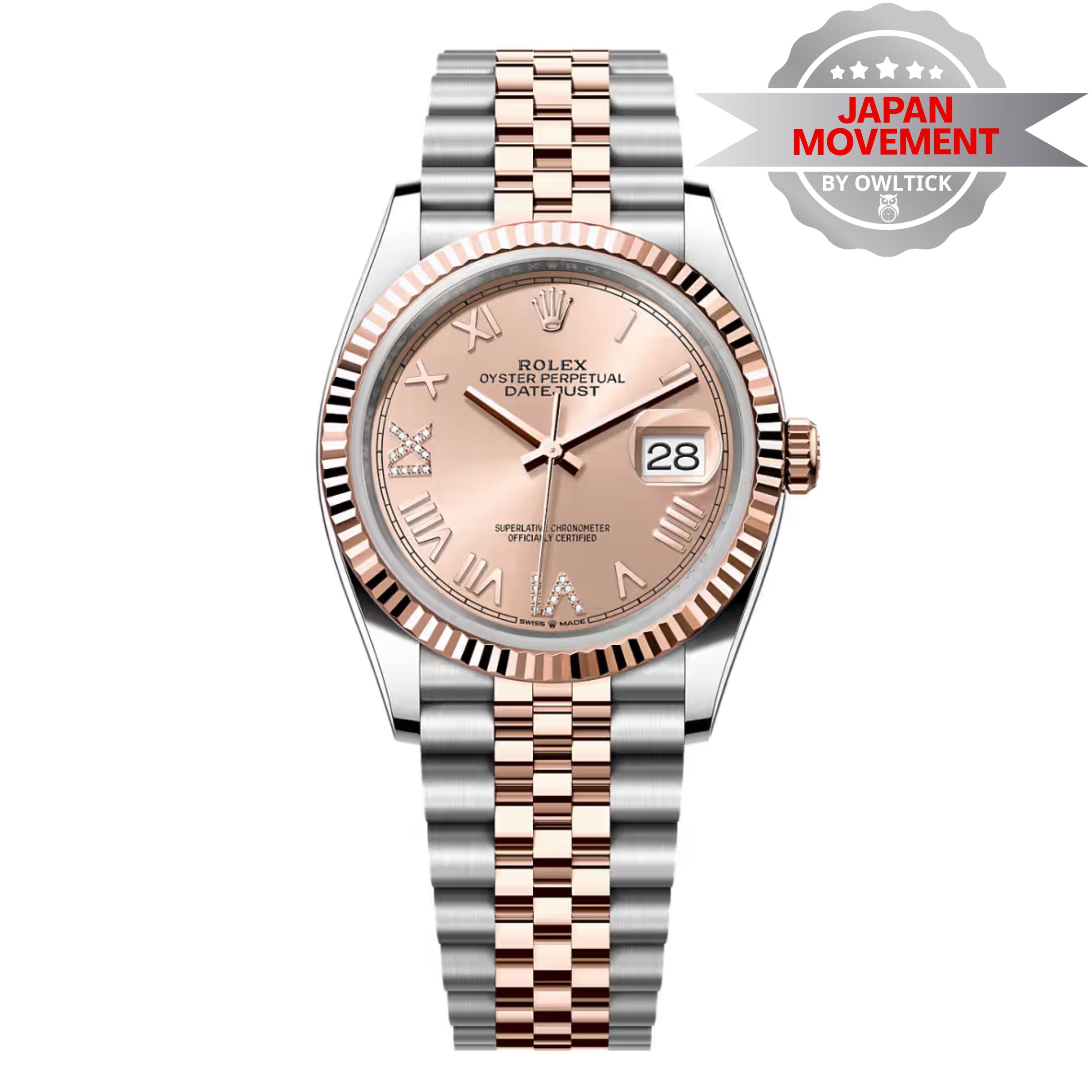 [Superclone] Rolex Datejust 36mm Rosé – Colour Dial Jubilee 126231