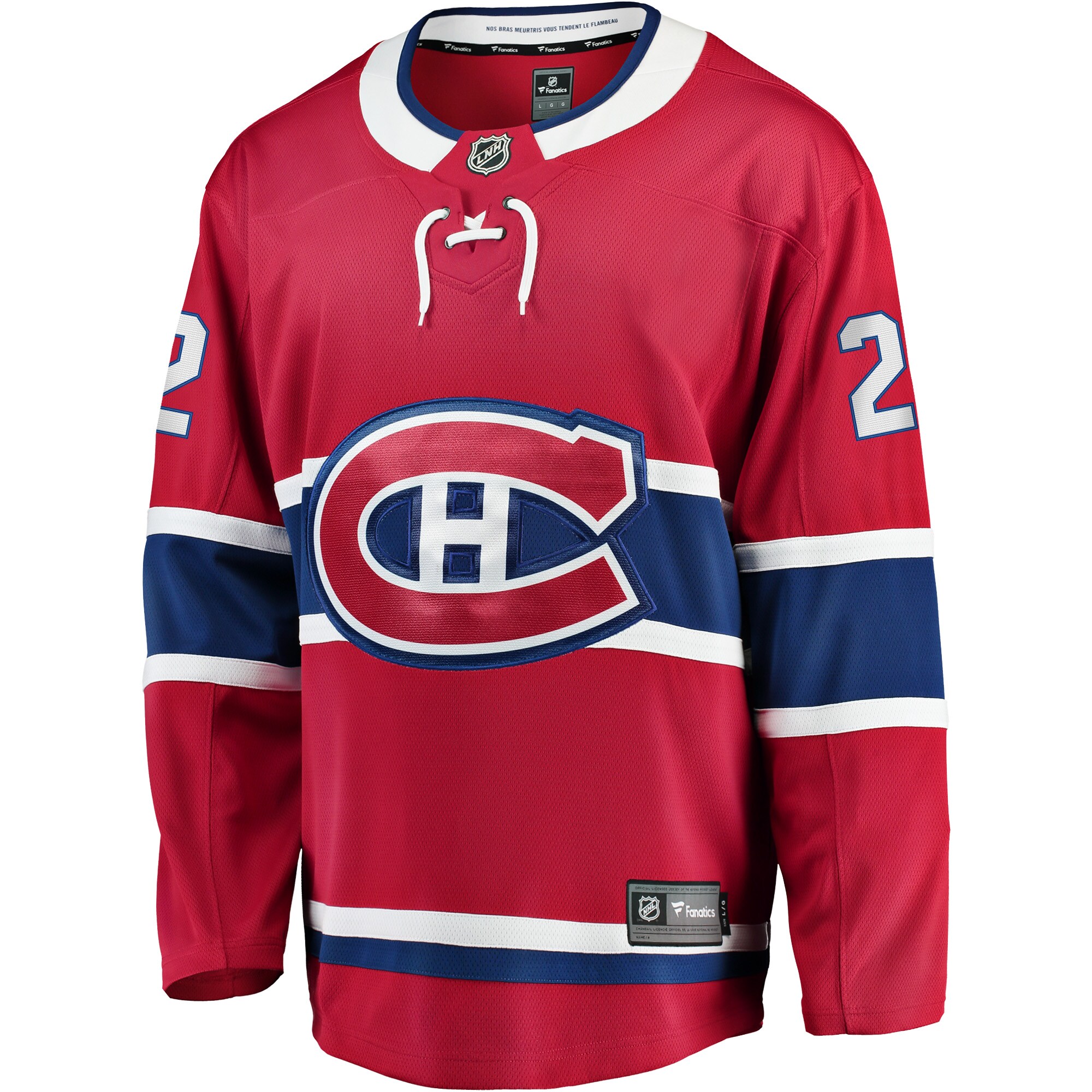 Cole Caufield Montreal Canadiens Fanatics Home Breakaway Replica Jersey – Red