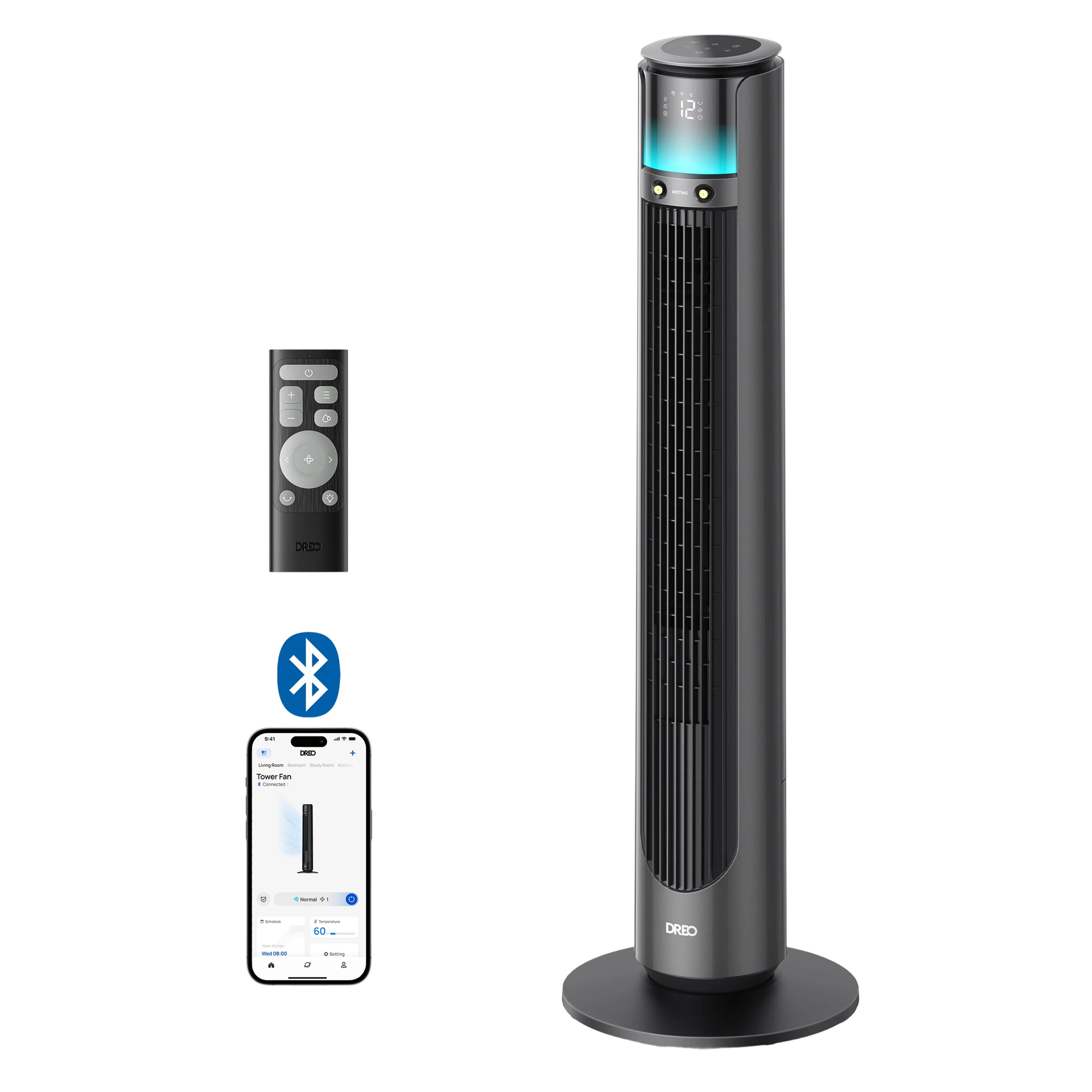 TurboCool™ Outdoor Misting Fan 711AS