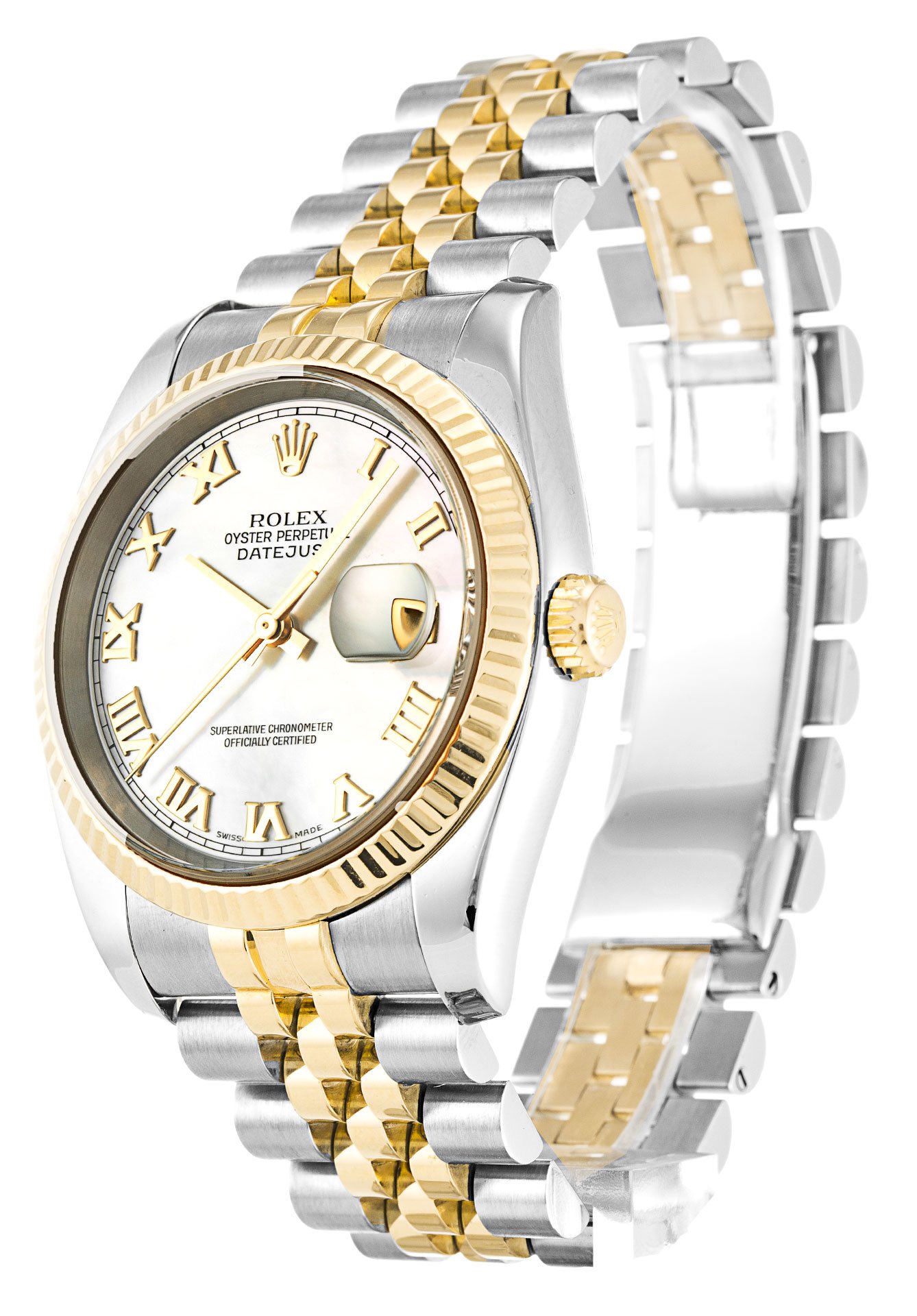 Rolex Datejust 36mm Mother of Pearl – White Dial 116233