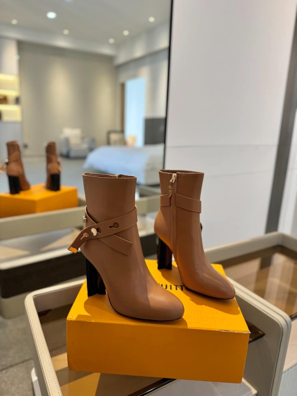 Louis Vuitton Silhouette Ankle Boot Brown