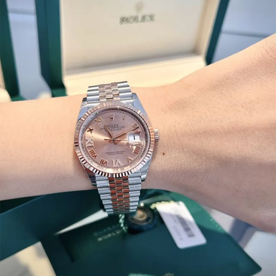 [Superclone] Rolex Datejust 36mm Rosé – Colour Dial Jubilee 126231