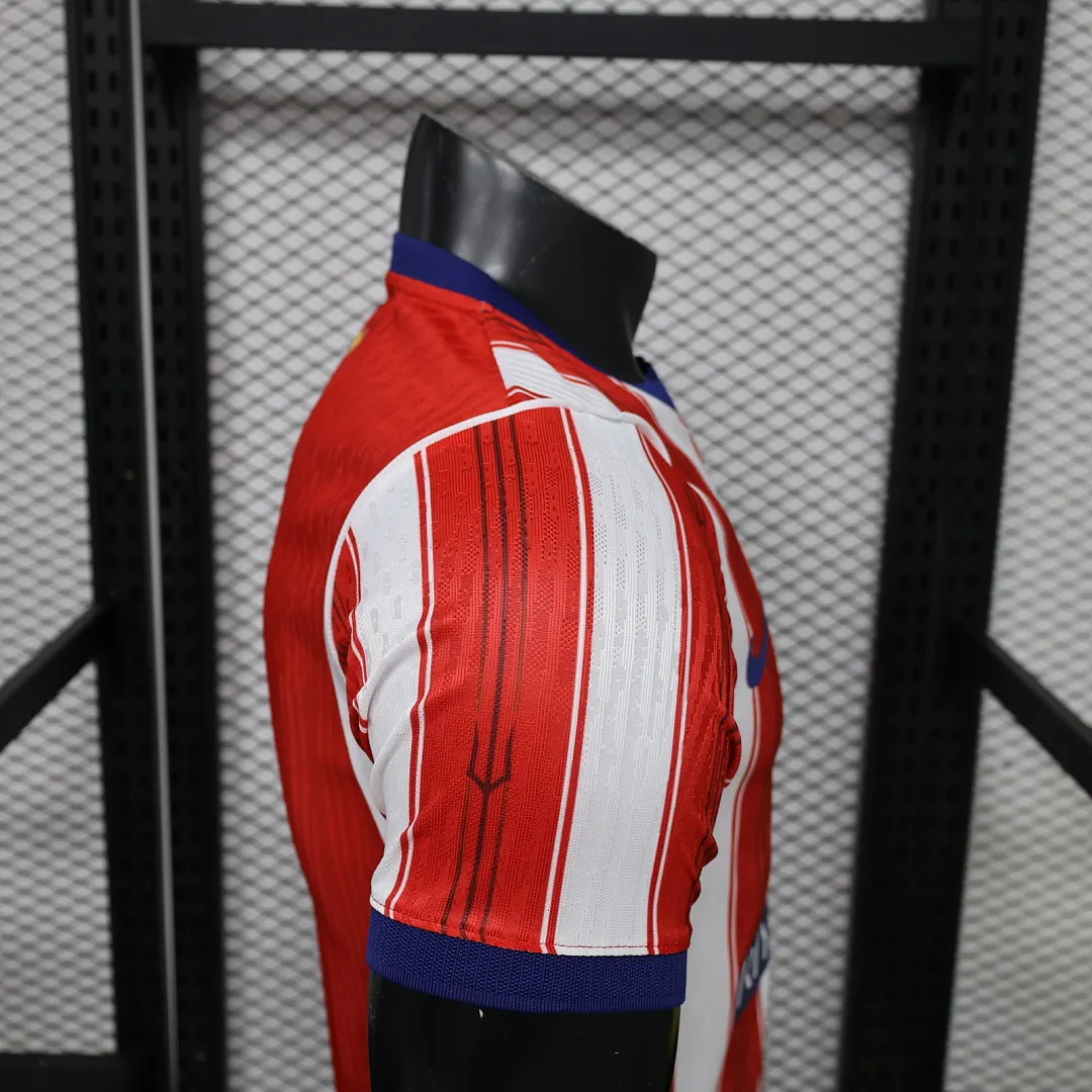 2026/27 La Liga Atletico Madrid  Team Home Football Jersey Player Version - JerseyFun