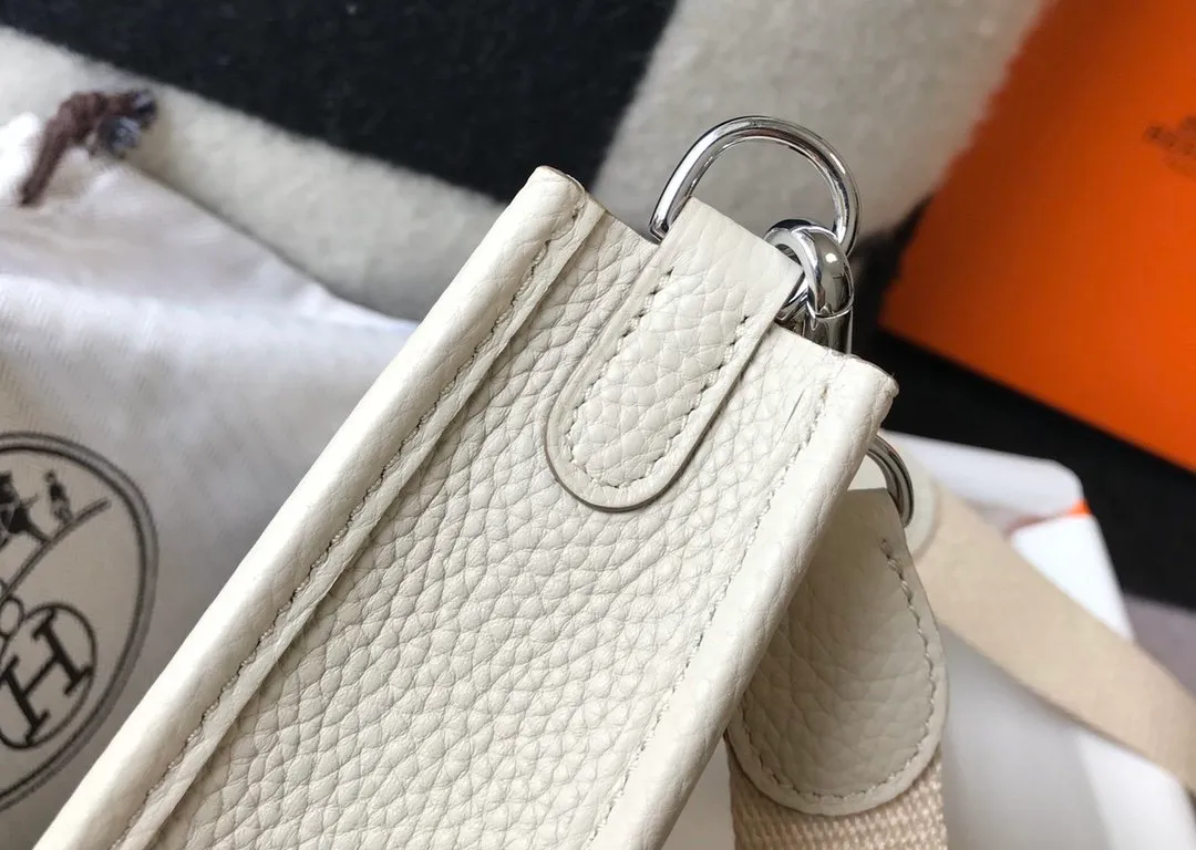 Hermes Evelyne 16 Amazone White Bag 18Cm H069426Ckav