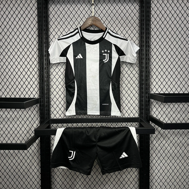 2024-25 Juventus Home Kids Soccer Jersey