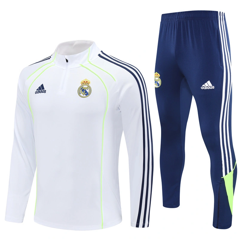 2025-26 Real Madrid White Special Edition Long Sleeve Training Suit