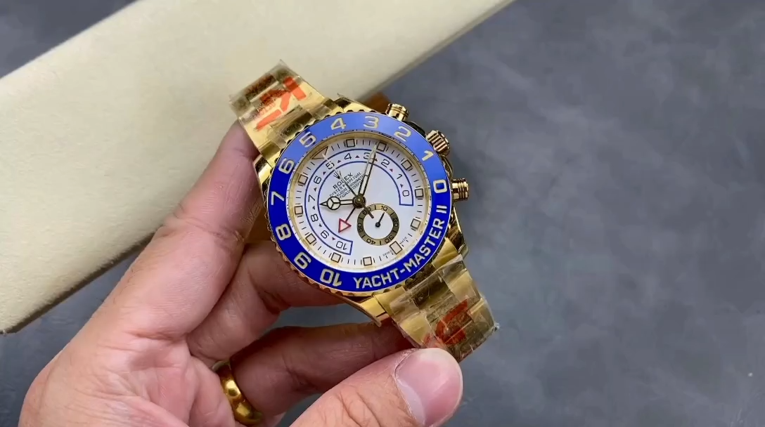 【Super Clone】Rolex Yacht-Master II 116688 White Dial 44mm Mens replica watch