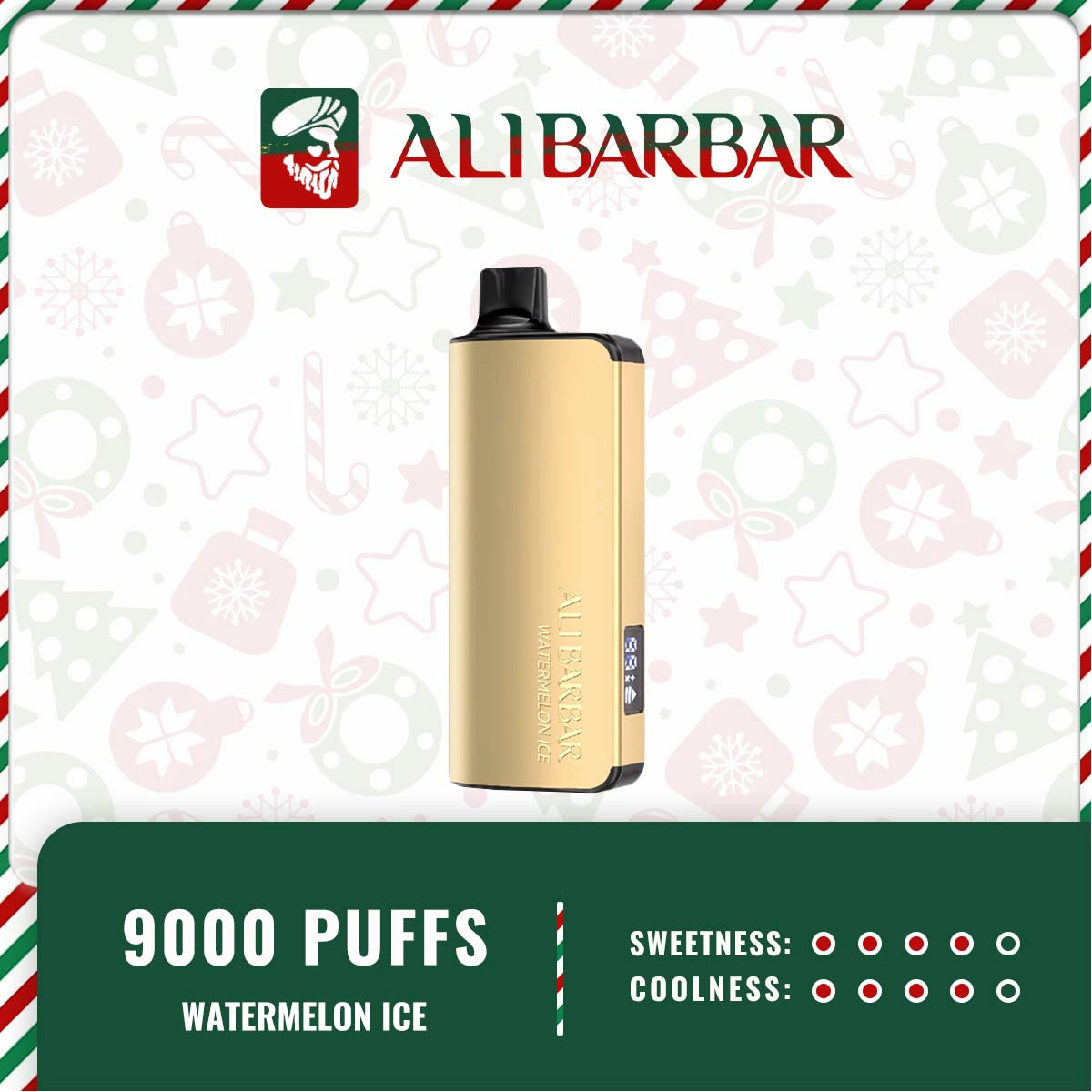 Alibarbar Ingot 9000puffs – Watermelon Ice