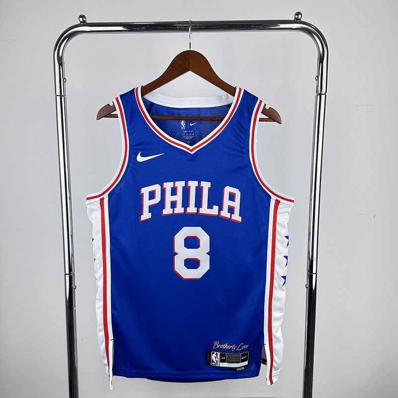 2023 NBA Philadelphia 76ers 8 GEORGE Basketball Jersey