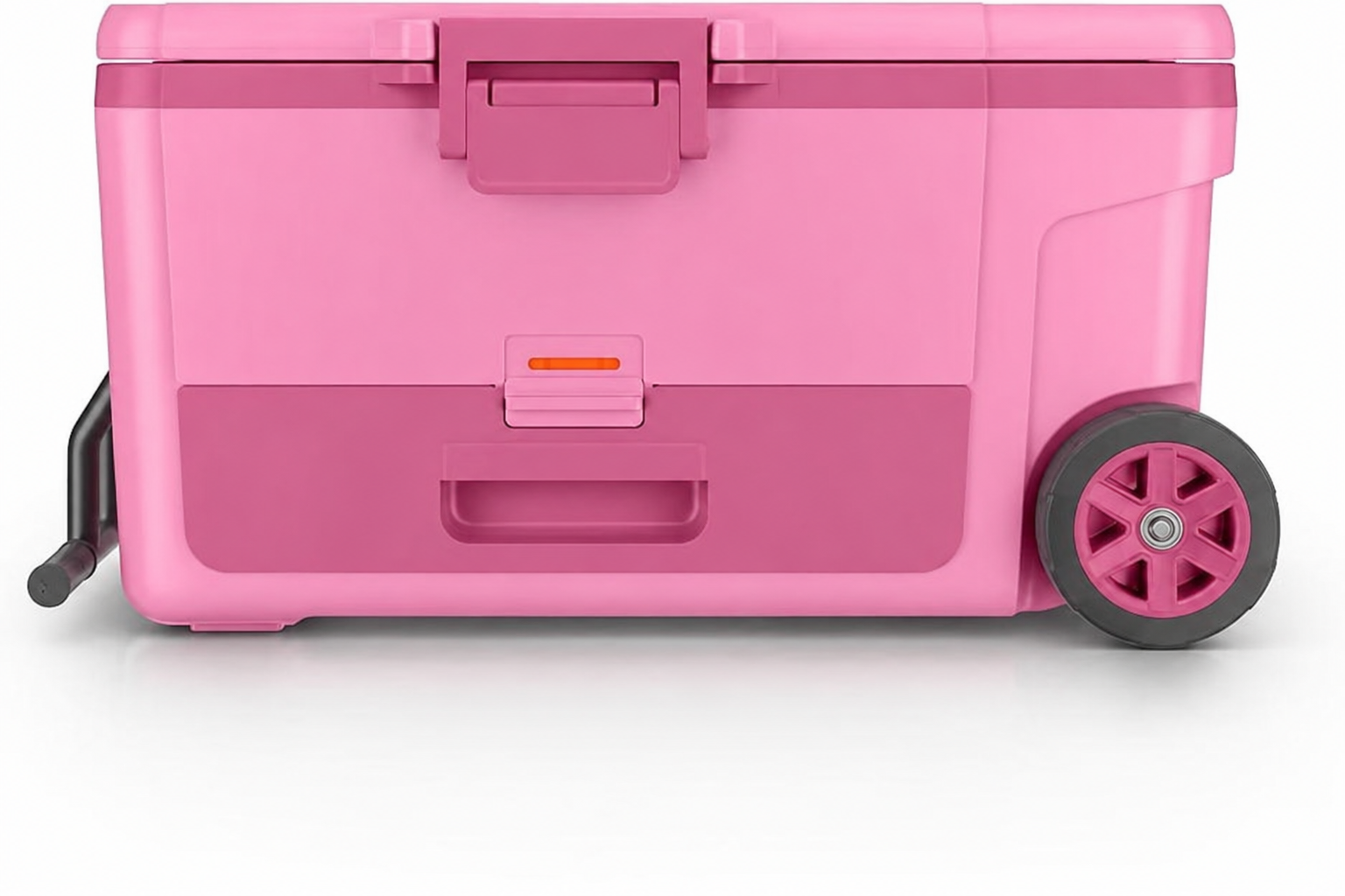 ⏰Limited-Time Deal⏰45/65QT Rolling Cooler with Dry Storage Drawer – Heavy-Duty Outdoor Ice Chest