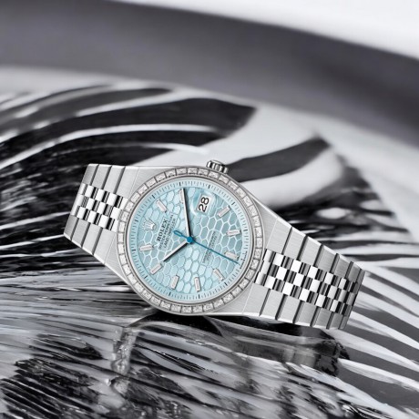 [Superclone] Rolex Land-Dweller 36mm Blue Dial Diamond Bezel Jubilee 127286TBR