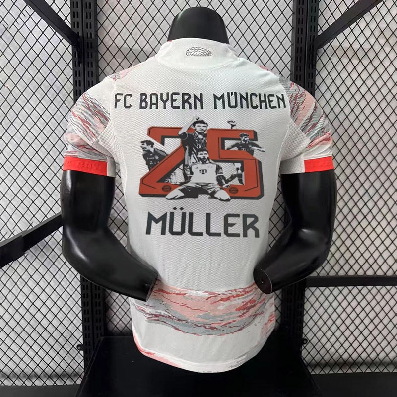 Player 2025-26 MULLER Bayern Munchen 2 Away Football jersey