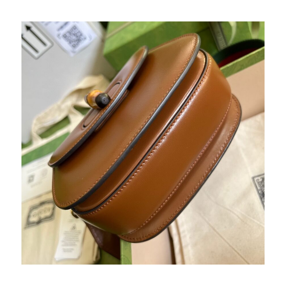 Gucci Mini Top Handle Bag with Bamboo Cuir