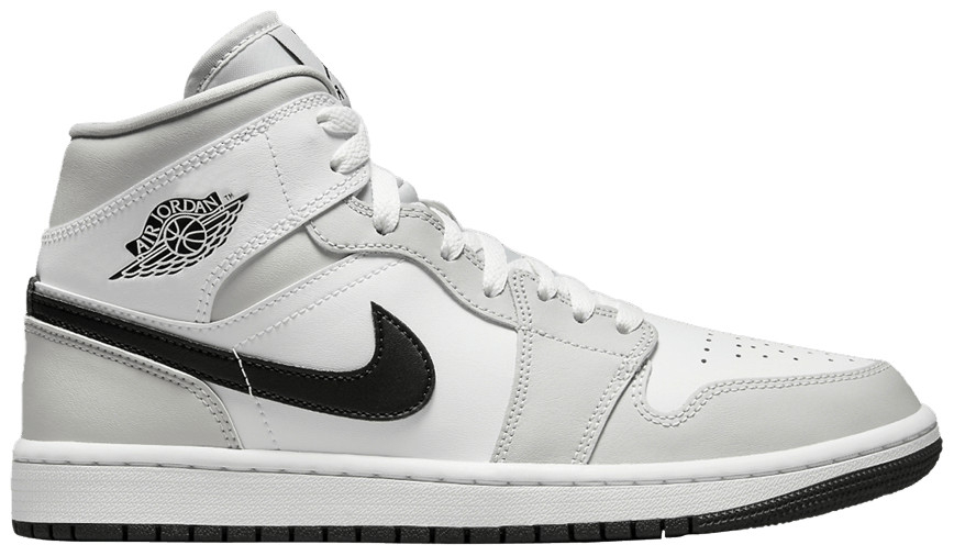 Wmns Air Jordan 1 Mid Light Smoke Grey BQ6472-015