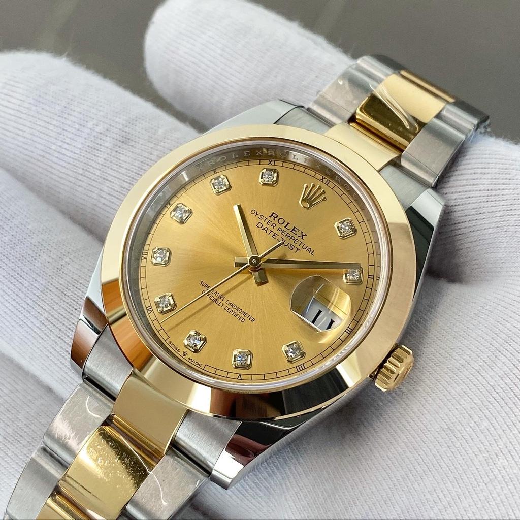 [Superclone] Rolex Datejust 41mm Champagne – Colour Dial Oyster 126303