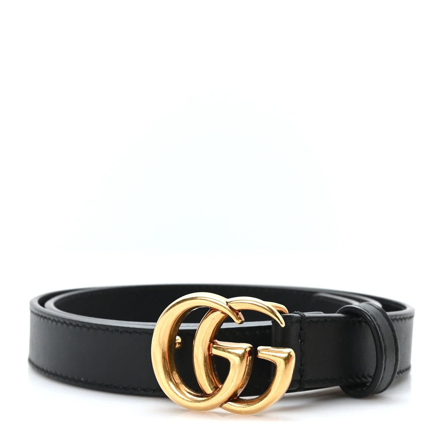 Calfskin Double G 20mm Belt 70 28 Black