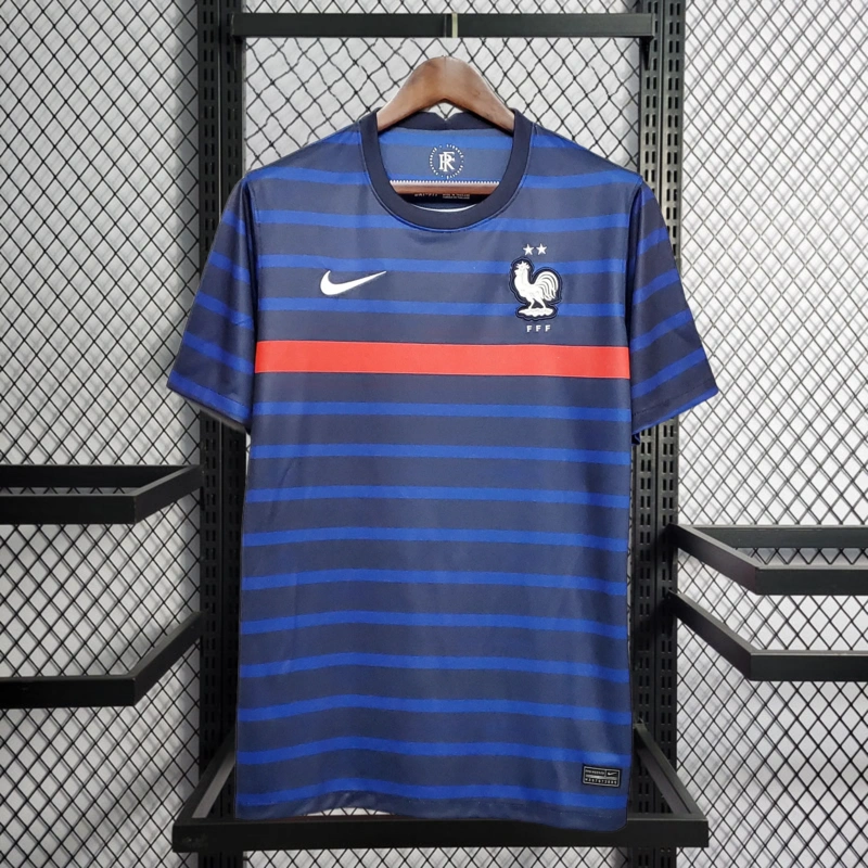 Retro 2020 France Home Football jersey Retro