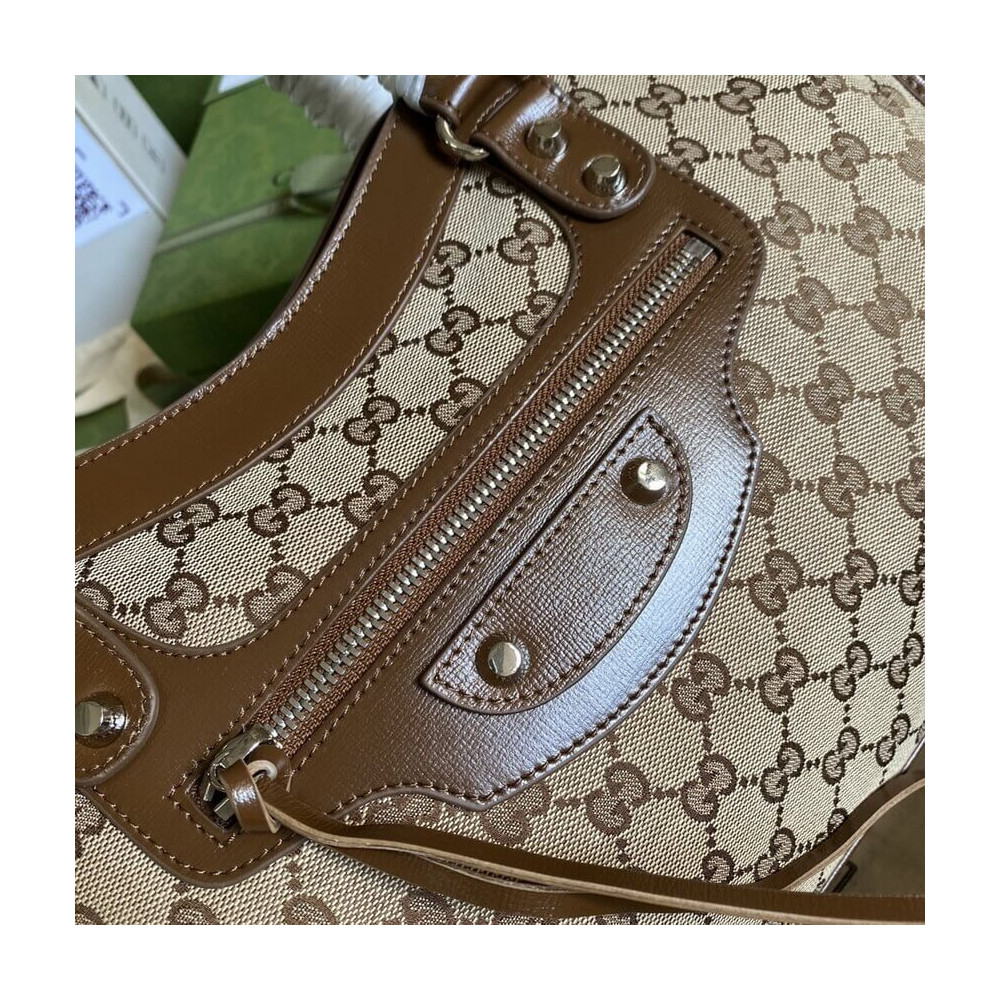 Gucci x Balenciaga GG Canvas City Bag 38cm