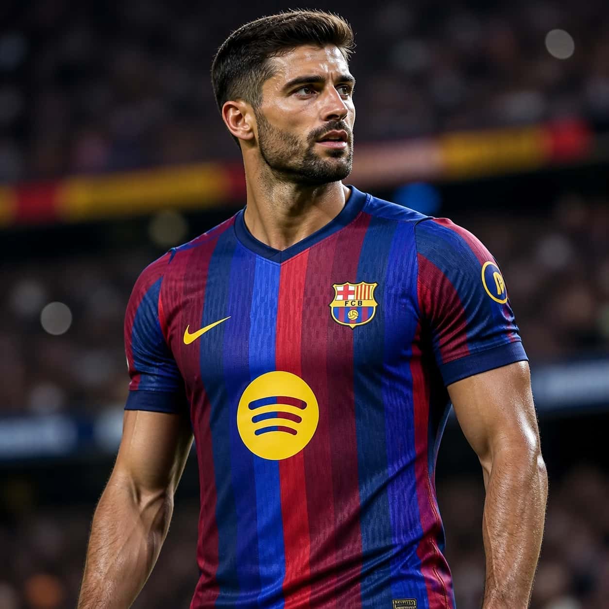 2026/27 La Liga Barcelona Team Home Football Jersey Player Version - JerseyFun
