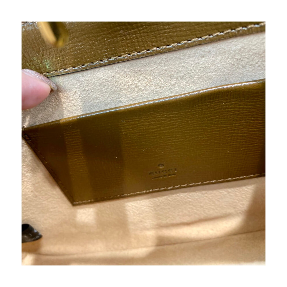 Gucci Jackie 1961 Mini Shoulder Bag in GG Canvas 19cm