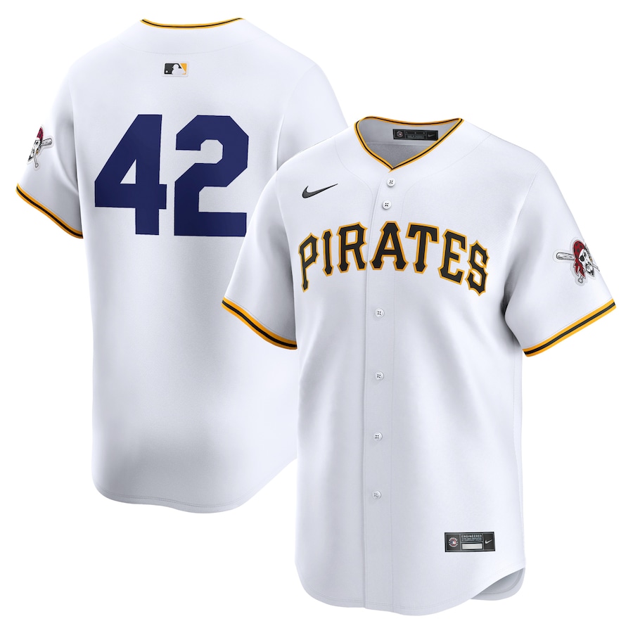 Pittsburgh Pirates 2024 Jackie Robinson Day Home Limited Jersey  White