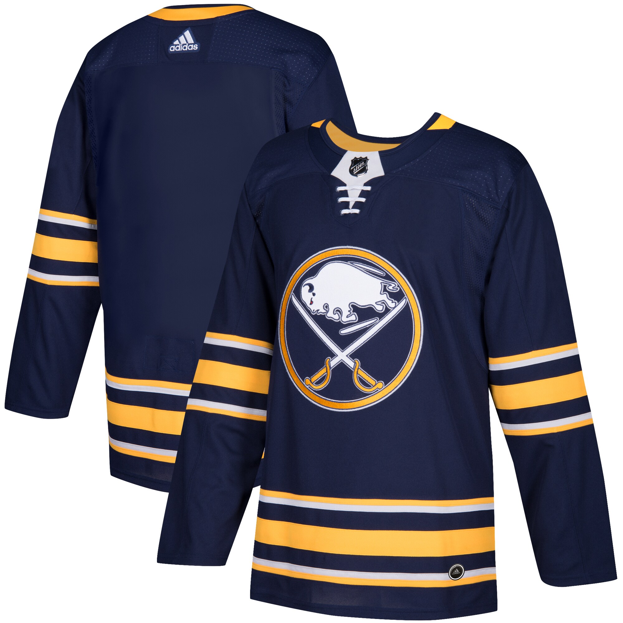 Buffalo Sabres adidas Home Authentic Blank Jersey – Navy