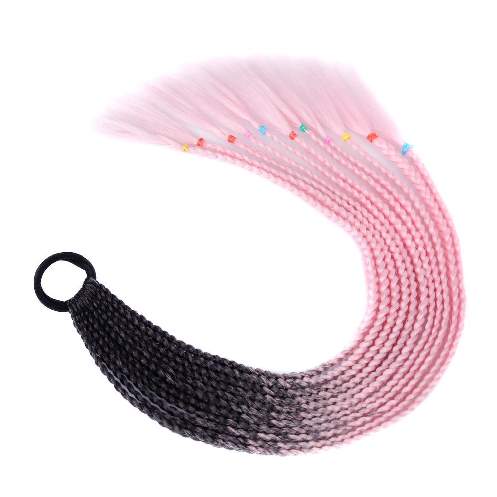 Horsetail colors hair ring small personality headwear