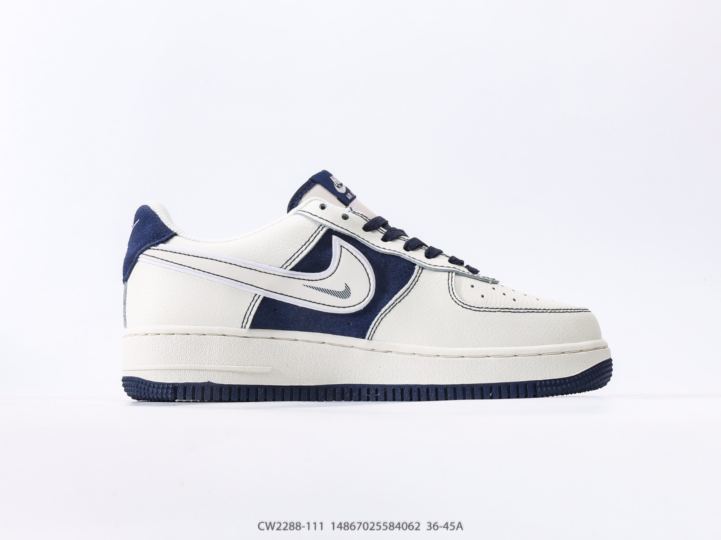 Nike Air Force 1 Low Gucci Stone Island Navy Custom