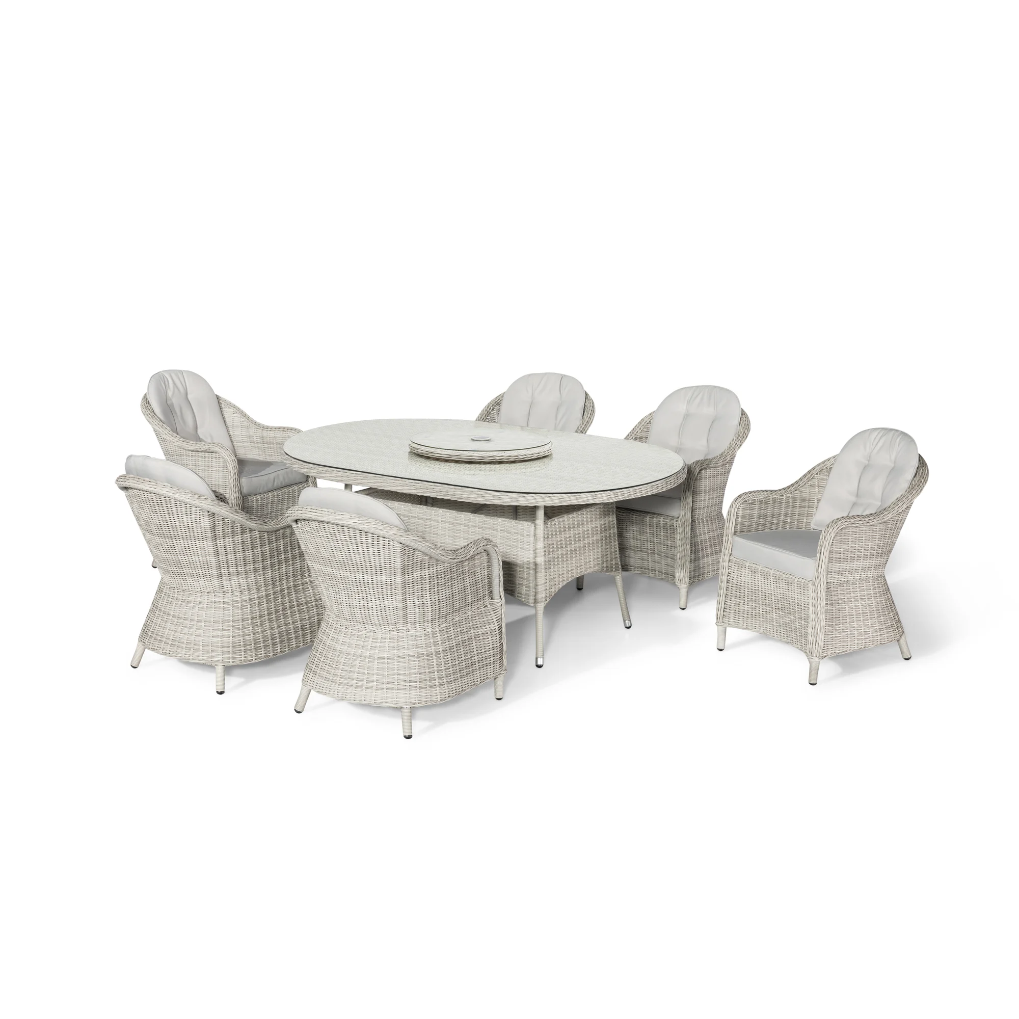 Oxford 6 Seat Oval Dining Set