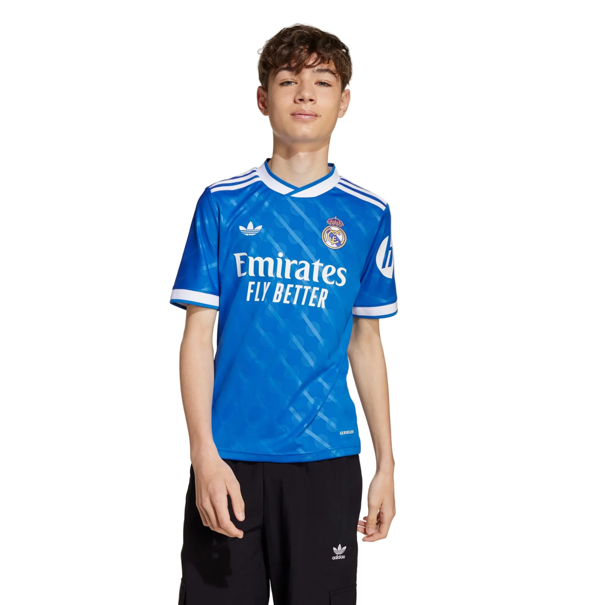 adidas Youth Real Madrid Vini Jr. Third Jersey 25/26 (Blue)