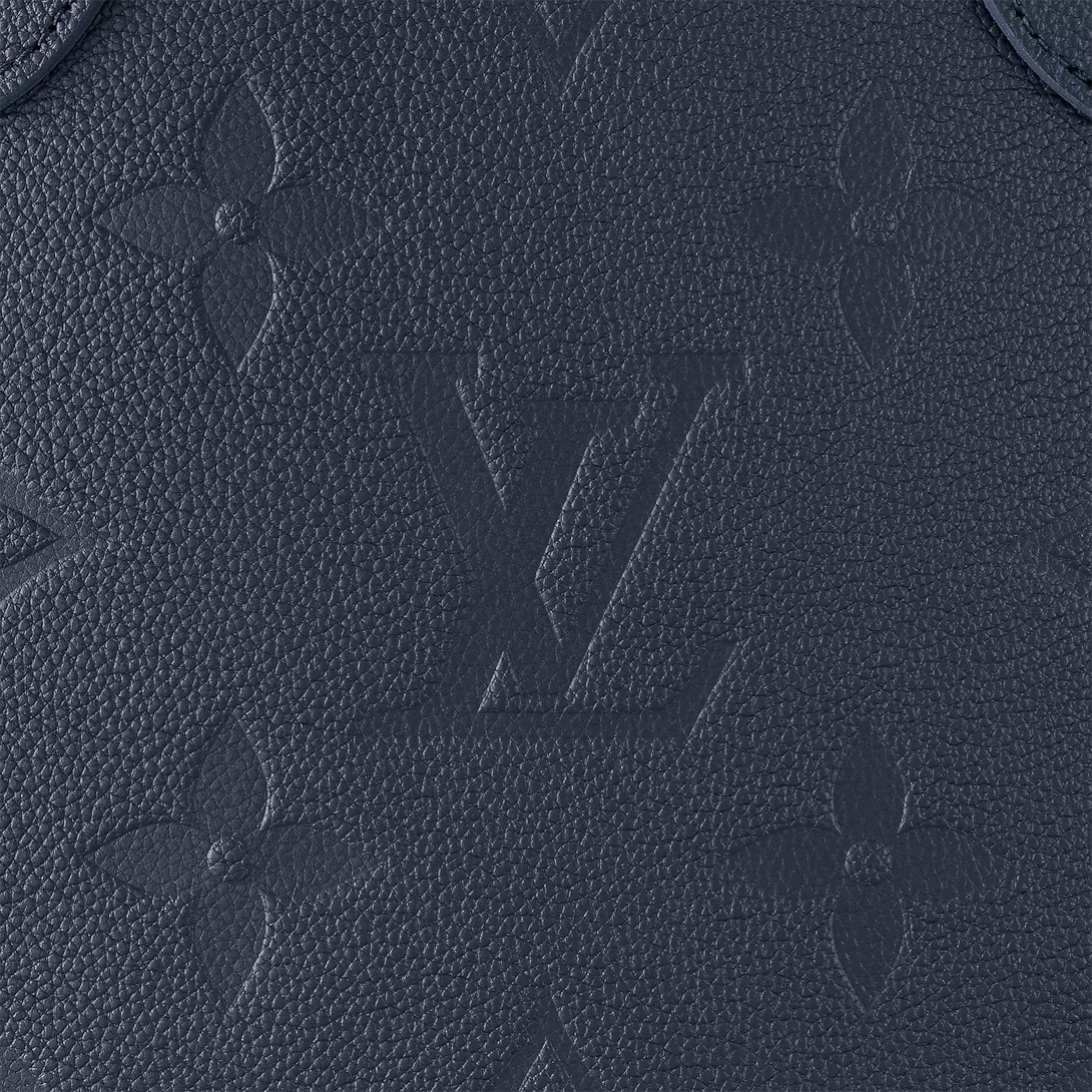 Louis Vuitton Neverfull Mm Tote Bag Navy Blue 31cm M47143
