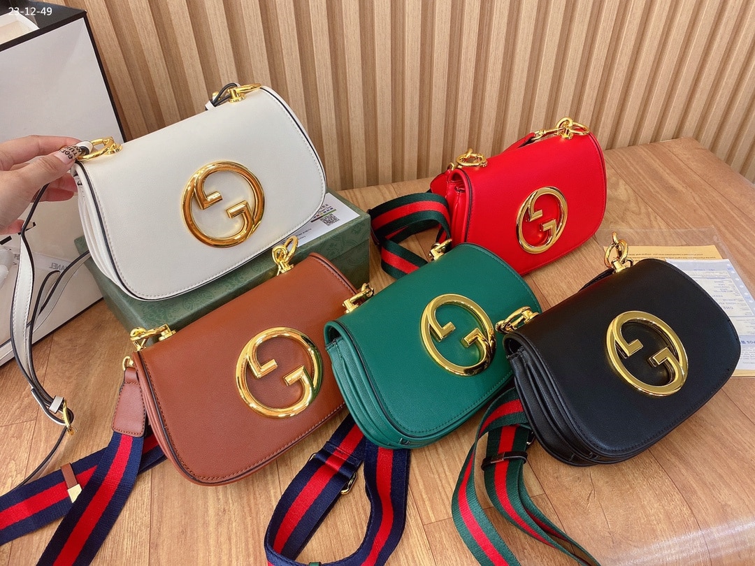 Gucci Blondie Mini Bag Black 22Cm 698643 Uxxag 1064