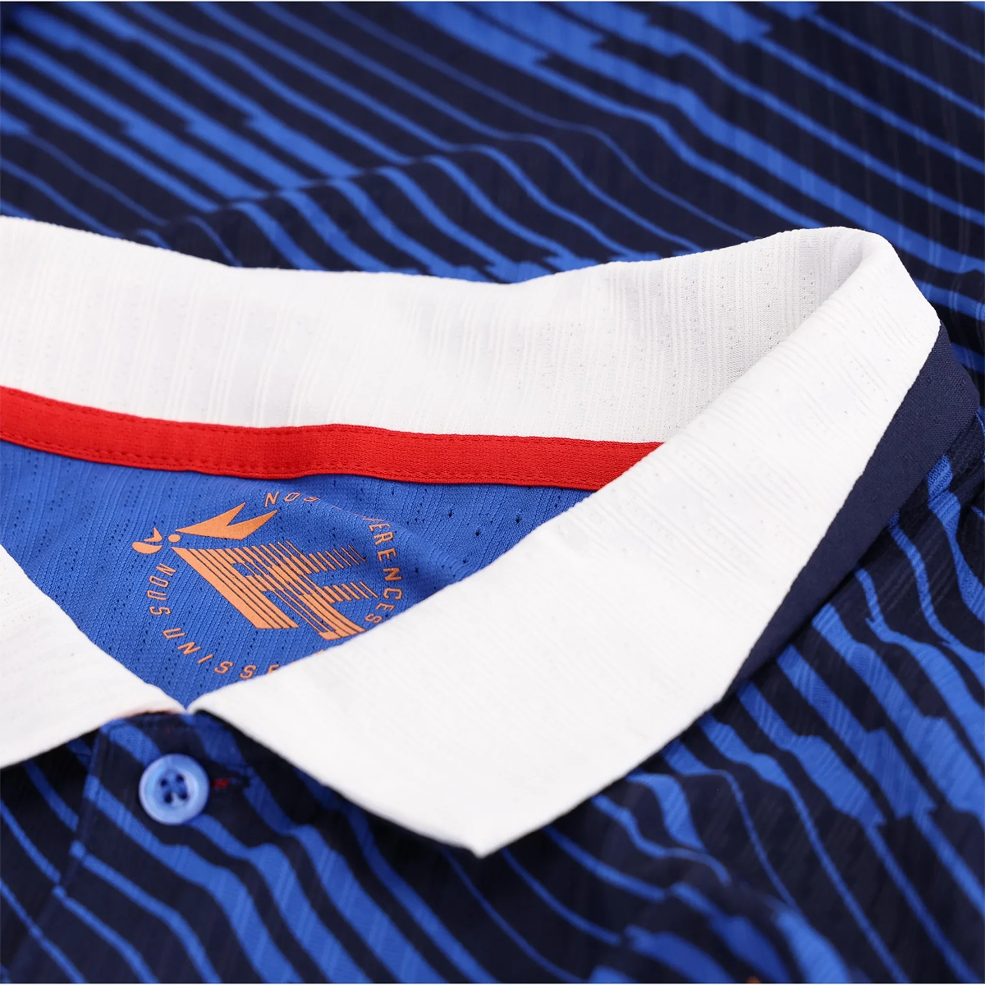 Nike Mens France Kylian Mbappe Match Authentic Home Jersey 2026 (Game Royal/Metallic Gold)