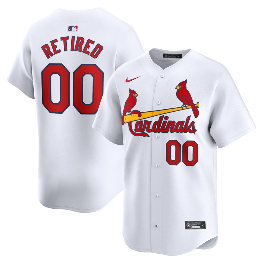 St. Louis Cardinals Home Limited Pick-A-Player Retired Roster Jersey White