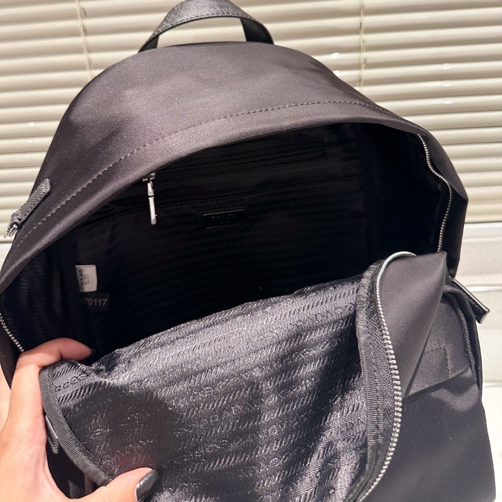 Prada Re Nylon Backpack Black 42Cm