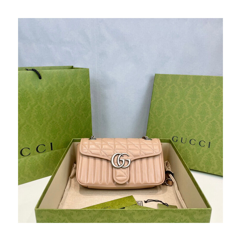 Gucci GG Marmont Small Shoulder Bag Beige