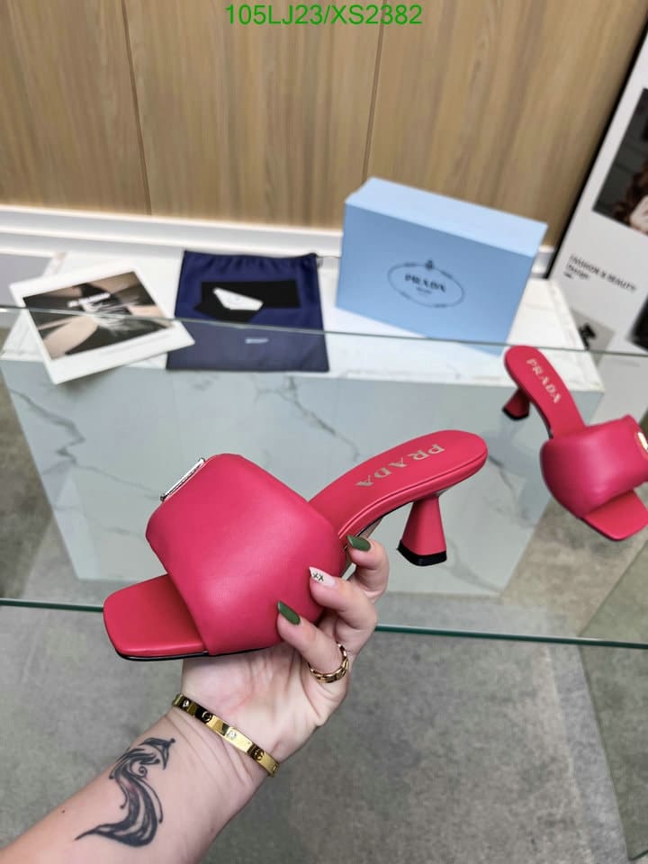 Prada Soft Padded Nappa Sandals