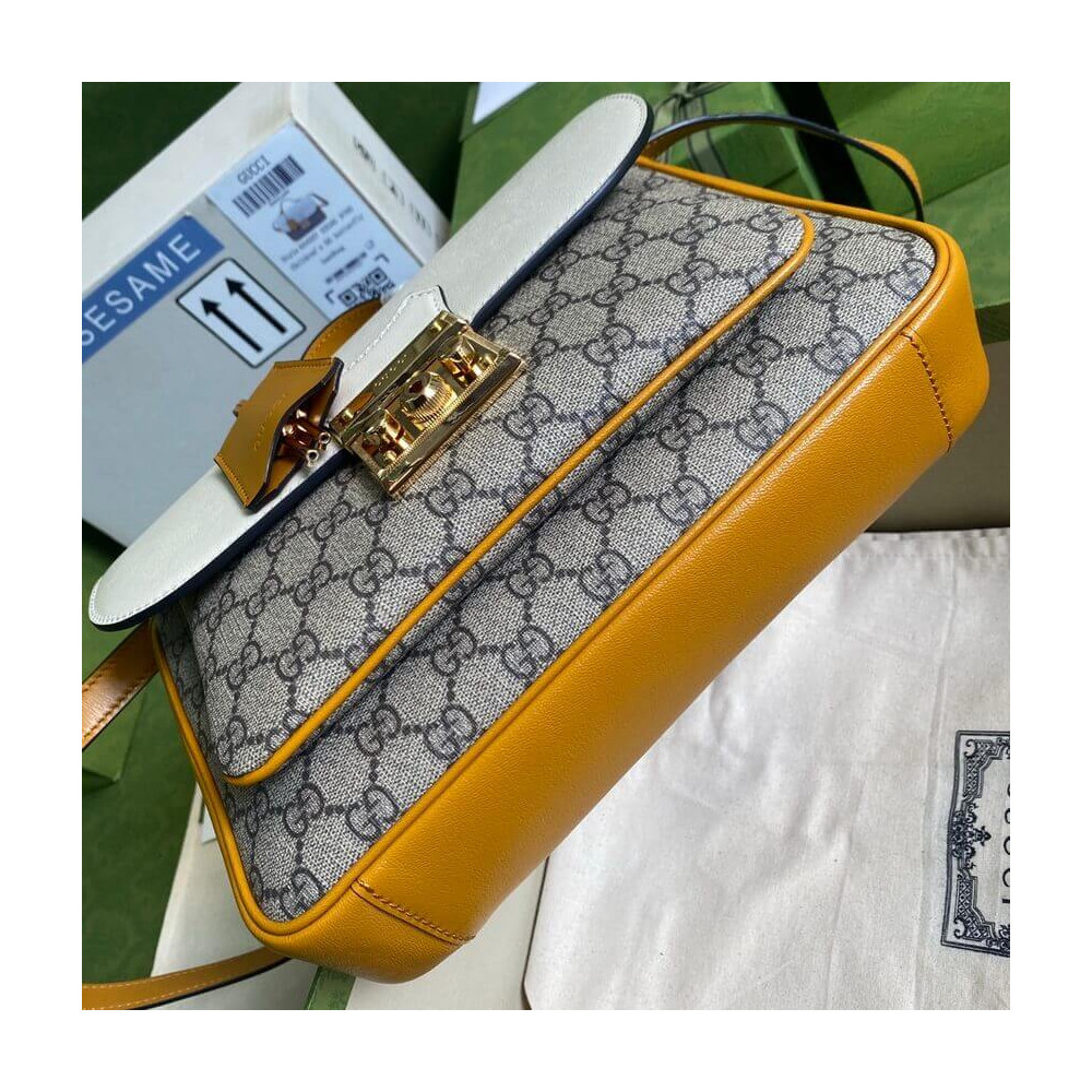 Gucci Padlock Small Shoulder Bag White