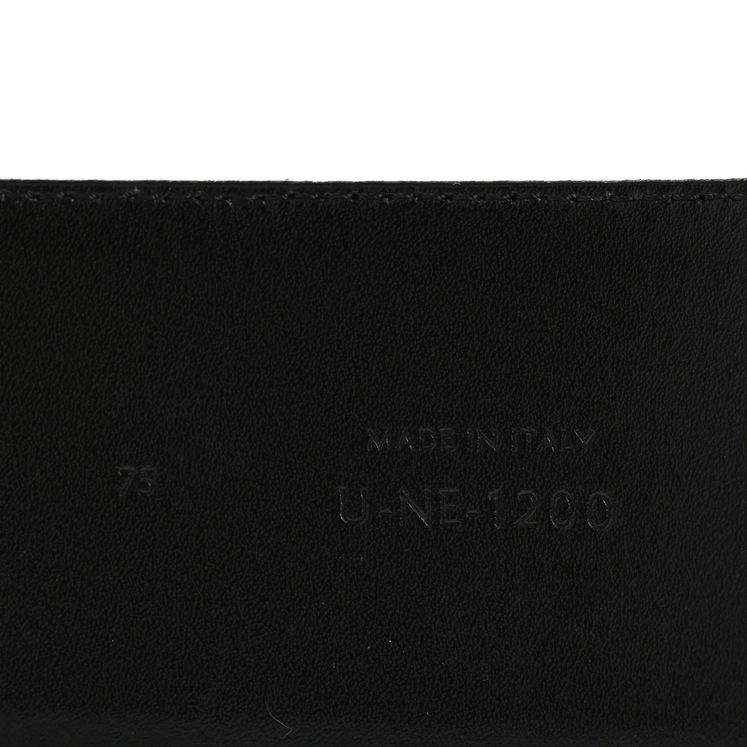 Smooth Calfskin Camrat Belt 75 30 Black